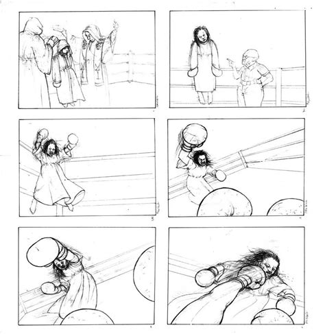 Boxing Storyboard Frames 1 6 By Ryanwheelerart On Deviantart