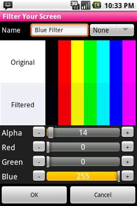 régler la couleur de l écran Applications Android sur Google Play