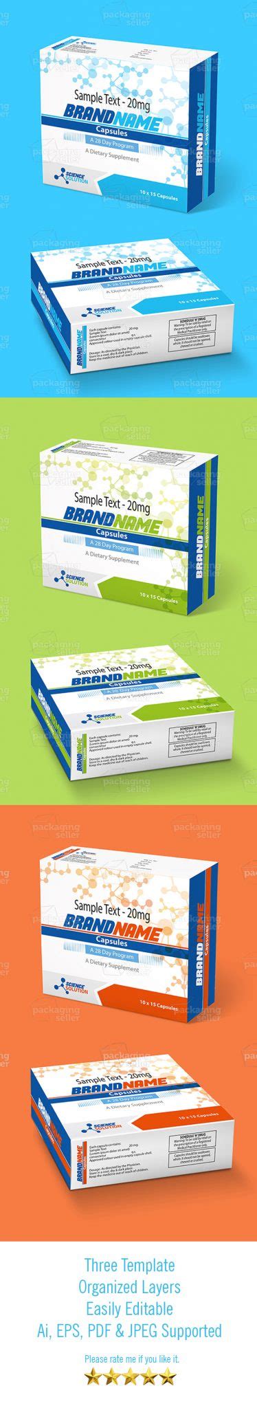 Medicine Box Template Design L