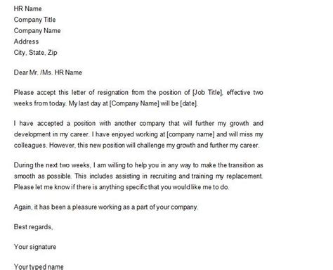 Here are some guidelines which help you to write the best resignation letter. content of the 2 weeks notice letter. 40 Two Weeks Notice Letters & Resignation Letter Templates ...
