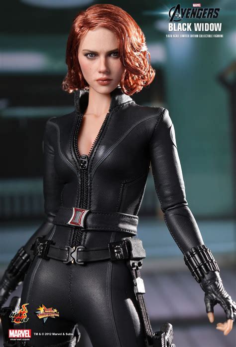 Action Figure Viúva Negra Black Widow Vingadores Avengers Escala 1