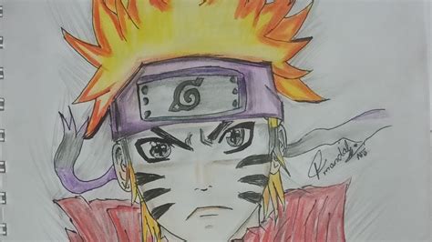Sketching Naruto Colour Youtube