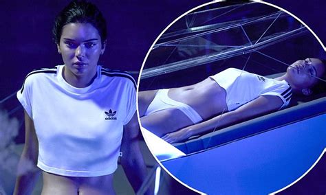 Kendall Jenner Flaunts Her Model Frame In Adidas Campaign Daily Mail