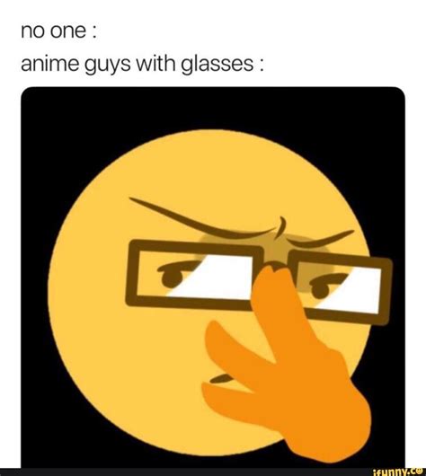 Anime Push Up Glasses Meme I Never Understood How Much Pushing Your Hair Back And