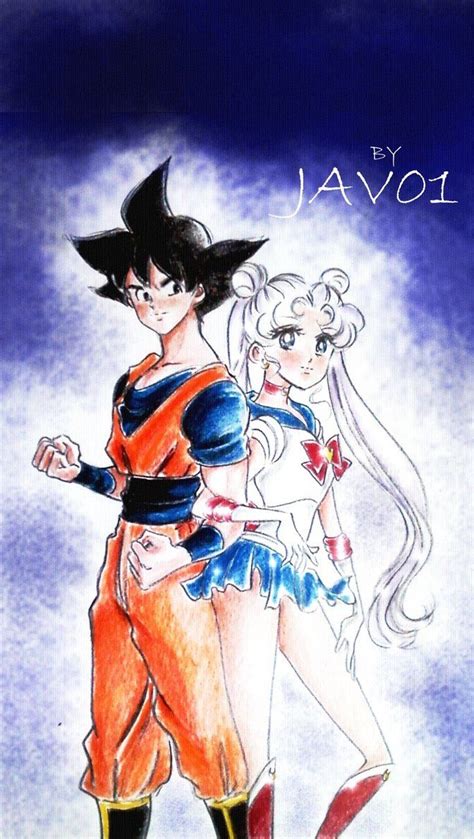 Usagi And Goku By Zelldinchit On Deviantart Dragon Ball Super Manga Anime Dragon Ball Super