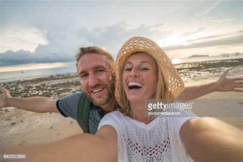 Beach Selfie Isolated Photos And Premium High Res Pictures Getty Images