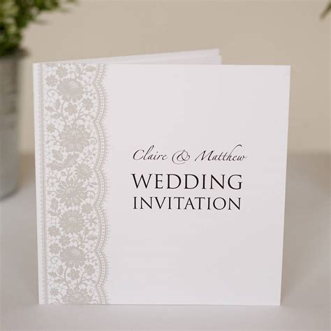 Lace Wedding Invitations For Your Wedding Arabia Weddings