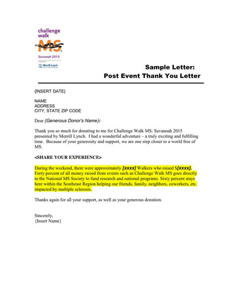 General Donation Request Letter In Word And Pdf Formats
