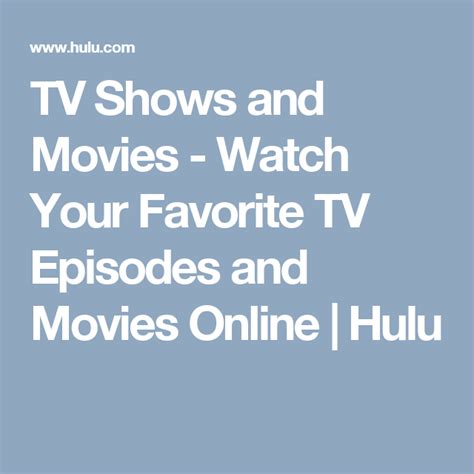 Tv Shows And Movies Watch Your Favorite Tv Episodes And Movies Online