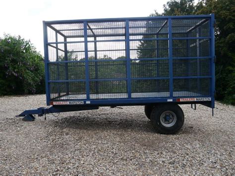 Used As Marston Cage Trailer For Sale At Lbg Machinery Ltd