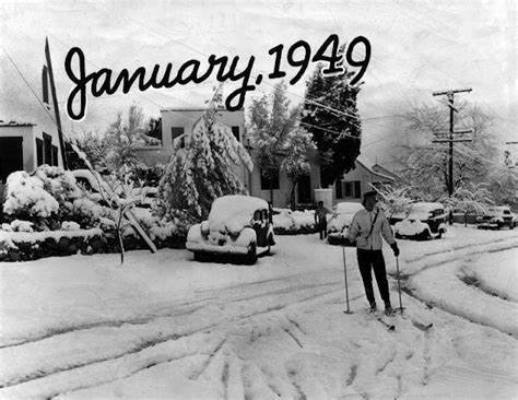 Los Angeles Was Covered In Snow Here Are 20 Vintage Photos Of The Rare