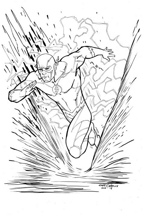 Gene Gonzales Sketches And Other Silly Stuff The Flash New 52 Ccs 9