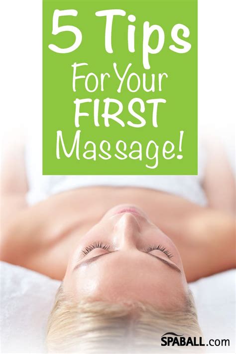 5 tips for your first massage spaball massager massage tips massage professional massage