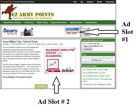 Advertise On Ez Army Points