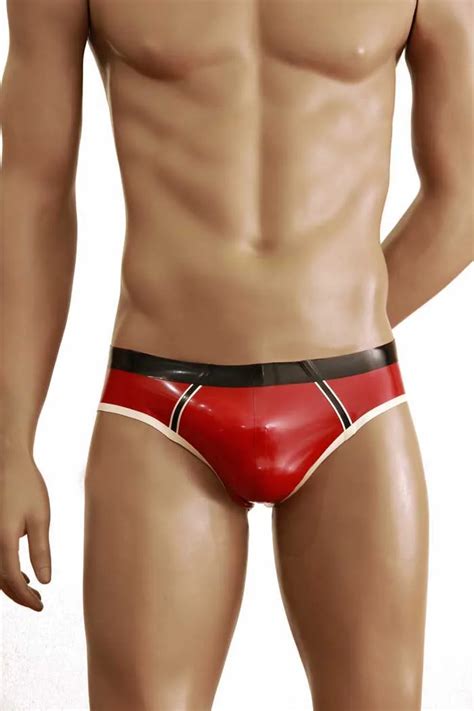 Mens Exotic Short Pants Rubber Latex Men Underwear Latex Briefsbriefs Briefsbriefs Menbriefs