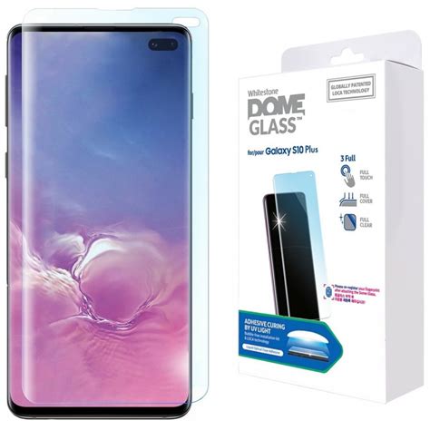 Zestawy Naprawczy Szkła Whitestone Dome Uv Samsung Galaxy S10 Home Screen