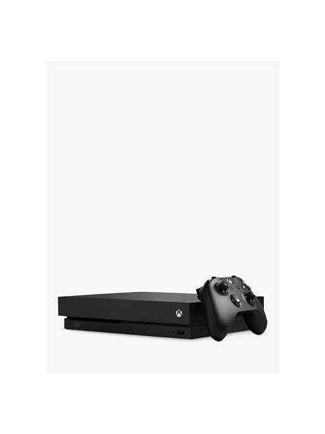 Microsoft Xbox One X Console 1tb With Wireless Controller Black At