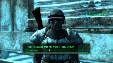 Once done you will talk to someone and the simulation will end. Fallout 3 - Operation: Anchorage (full gameplay) - YouTube