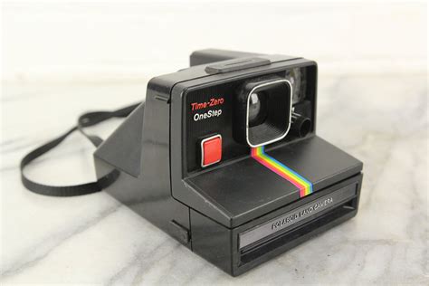 Polaroid Time Zero Onestep Land Camera Instant Film Camera Black Ser