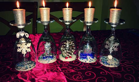 Christmas Wine Glass Candle Craft A Magical Mommy