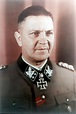 World War II in Color: SS-Totenkopf Commander Theodor Eicke
