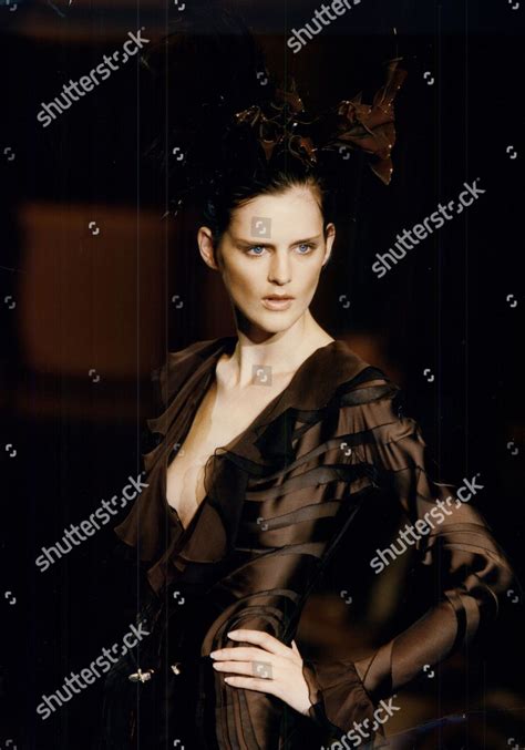 Fashion Model Stella Tennant On Catwalk Editorial Stock Photo Stock