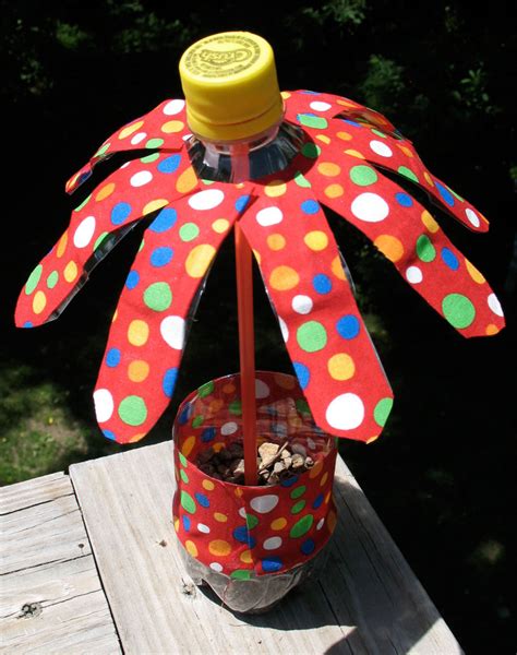 Water Bottle Flowers Summer Camp Crafts And Lessons For Kids Kinderart