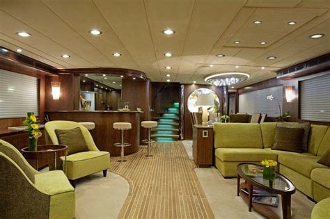 Small Yacht Of Interior Elegant And Beautiful For The