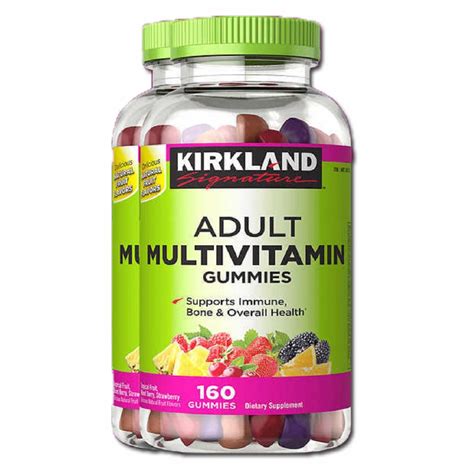 Kirkland Signature Adult Multivitamin 320 Gummies Carlo Pacific