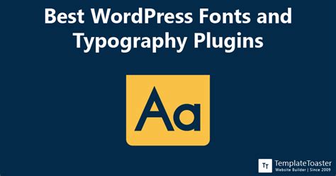 7 Best Wordpress Fonts And Typography Plugins 2020 Templatetoaster Blog
