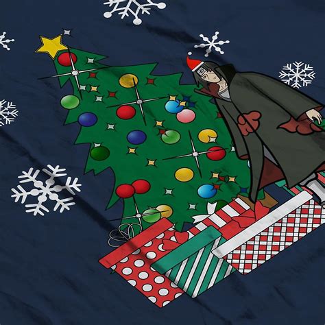 Itachi Uchiha Around The Christmas Tree Naruto Mens Vest Fruugo Uk