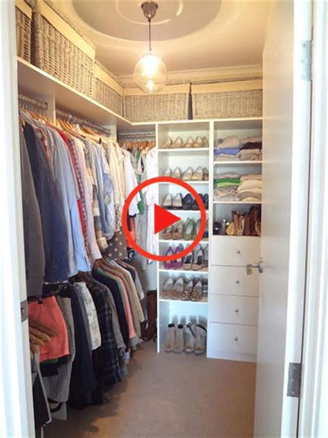 32 Fabulous Small Walk In Bedroom Closet Organization Ideas 56 Organizing Walk In Closet