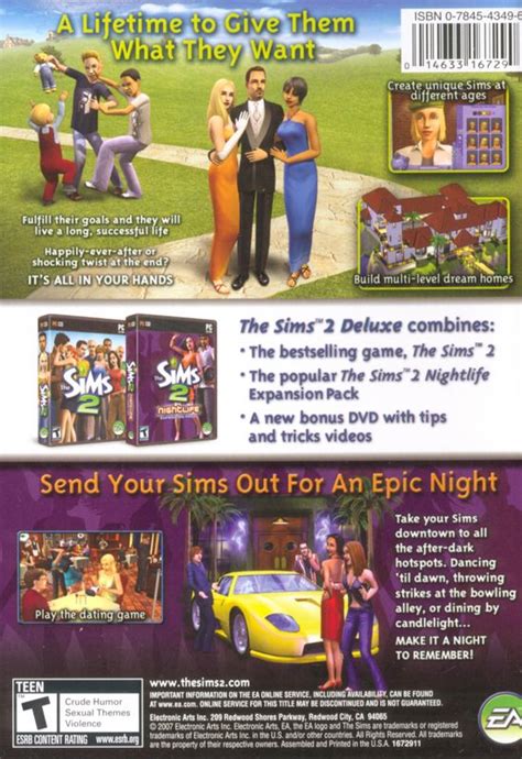 The Sims 2 Deluxe Cover Or Packaging Material Mobygames