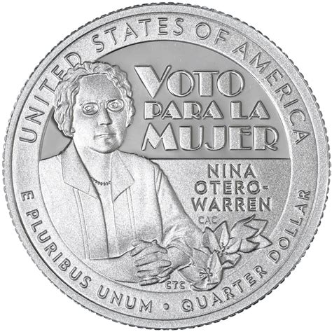 2022 S Nina Otero Warren Quarter American Women Gem Proof Dcam 999