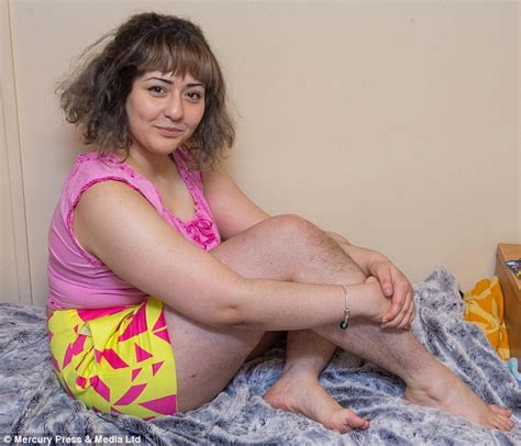 hairy woman who stopped shaving her legs at 11 hits out at itv s this morning claiming it