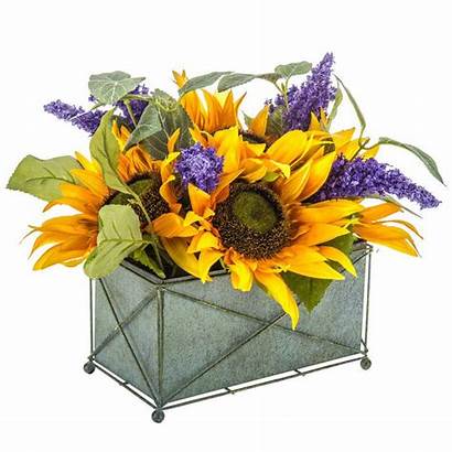 Arrangements Lobby Hobby Sunflower Floral Arrangement Lavender