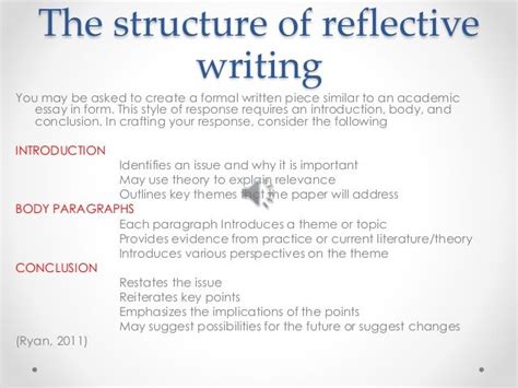 Reflective essays require the writer to open up about their thoughts and emotions to paint a true picture of their history, personality, and individual traits. Image result for reflective journal writing examples (With ...