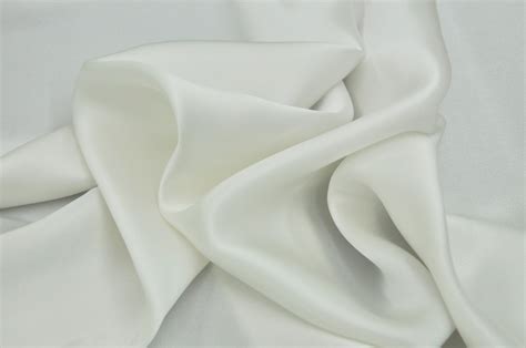 Silk Satin White Dk Fabrics