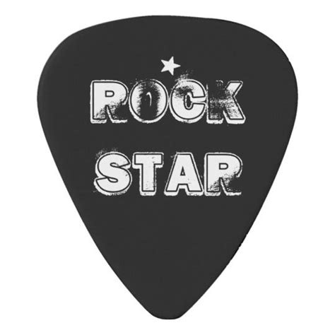 Rock Star Guitar Pick Guitar Pick Rock Guitar Picks