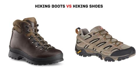 Hiking Boots Vs Hiking Shoes Side By Side Comparison