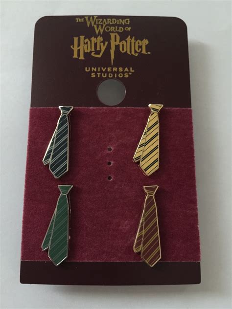 Universal Studios Wizarding World Of Harry Potter Mini Tie Pin Set New