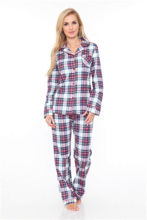 Flannel Pajama Set Plaid Pajamas Flannel Pajamas Pajama Set