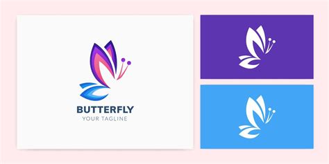 Minimalist Butterfly Logo Template Design 4749923 Vector Art At Vecteezy