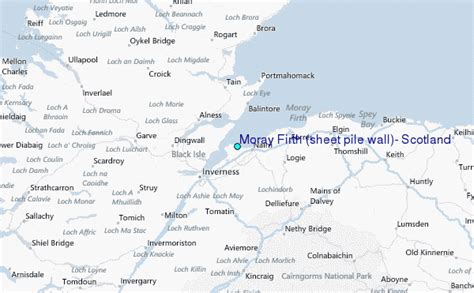 Moray Firth Sheet Pile Wall Scotland Tide Station Location Guide