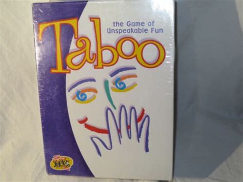 Taboo The Game Of Unspeakable Fun Edition Hasbro New Factory Sealed Ebay