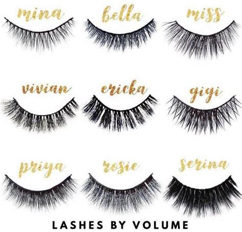 Red Aspen Lashes Listed By Volume Want A Natural Lash Mina Need That