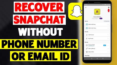 How To Recover Snapchat Account Without Phone Number Or Email Id 2021
