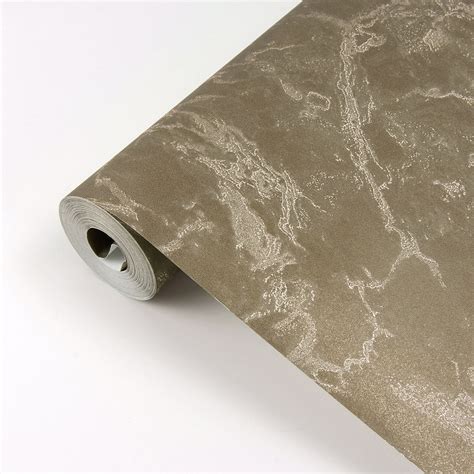 2927 12003 Crux Chocolate Marble Wallpaper By Brewster