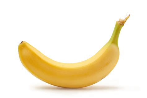Fresh Yellow Banana Isolated On White Background Stock Photo Download