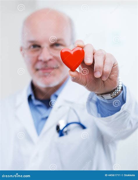 Doctor With Heart Stock Image Image Of Cardiovascular 44561711